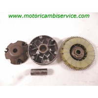 "VARIATOR / FAN AND PARTS OEM N. AP8551033 AP8551129	 SPARE PART USED SCOOTER APRILIA SCARABEO 100 4T (1999-2002) DISPLACEMENT CC. 100  YEAR OF CONSTRUCTION 2001"