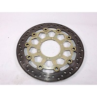 BRAKE DISC WITH RIVET OEM N. 45120MEL003 SPARE PART USED MOTO HONDA CBR 1000 RR SC57 (2004 - 2005) DISPLACEMENT CC. 1000  YEAR OF CONSTRUCTION 2005