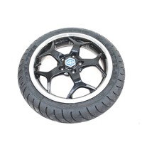 FRONT WHEEL / RIM OEM N. 2B000901  SPARE PART USED SCOOTER PIAGGIO MP3 IE SPORT LT ABS (2014 - 2016) DISPLACEMENT CC. 300  YEAR OF CONSTRUCTION 2014