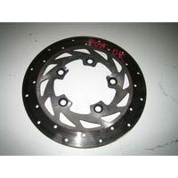 REAR BRAKE DISC OEM N. 00143057 SPARE PART USED SCOOTER KYMCO AGILITY 125  KL25D (2015-2016) DISPLACEMENT CC. 125  YEAR OF CONSTRUCTION 2015