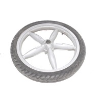 FRONT WHEEL / RIM OEM N. AP8208639 SPARE PART USED SCOOTER APRILIA SCARABEO 100 4T (2002 - 2006) DISPLACEMENT CC. 100  YEAR OF CONSTRUCTION 2002