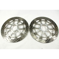BRAKE DISC WITH RIVET OEM N. 49240751A SPARE PART USED MOTO DUCATI 749 (2003 - 2007) DISPLACEMENT CC. 750  YEAR OF CONSTRUCTION 2005