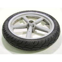FRONT WHEEL / RIM OEM N. AP8108892 SPARE PART USED SCOOTER APRILIA SCARABEO 150 (1999/2002) DISPLACEMENT CC. 150  YEAR OF CONSTRUCTION 2001