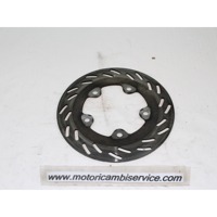 REAR BRAKE DISC OEM N.  SPARE PART USED SCOOTER SANYANG SYM JOY-MAX 250 (2005 - 2006) DISPLACEMENT CC. 250  YEAR OF CONSTRUCTION 2007
