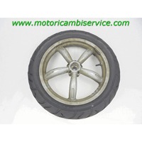 SCOOTER REAR WHEEL OEM N. AP8108949 SPARE PART USED SCOOTER APRILIA SCARABEO 150 (1999/2002) DISPLACEMENT CC. 150  YEAR OF CONSTRUCTION 2000