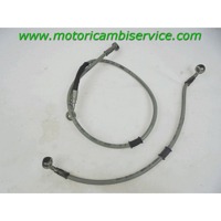 TWIN CALIPER FRONT BRAKE HOSE  OEM N. 3527 SPARE PART USED MOTO DUCATI MONSTER 696 (2008 -2014) DISPLACEMENT CC. 696  YEAR OF CONSTRUCTION 2010