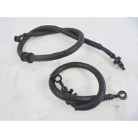 TWIN CALIPER FRONT BRAKE HOSE  OEM N. 430950537 430950538 SPARE PART USED MOTO KAWASAKI Z 750 (2007 - 2015)  DISPLACEMENT CC. 750  YEAR OF CONSTRUCTION 2013