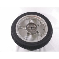 SCOOTER REAR WHEEL OEM N. 42601-HHA-000-SH SPARE PART USED SCOOTER SYM HD 200 i (2006 -2010) DISPLACEMENT CC. 200  YEAR OF CONSTRUCTION 2007