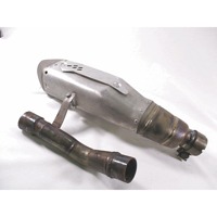 EXHAUST MANIFOLD / MUFFLER OEM N.  SPARE PART USED MOTO KAWASAKI ER-6 (2009 - 2011) DISPLACEMENT CC. 650  YEAR OF CONSTRUCTION 2011