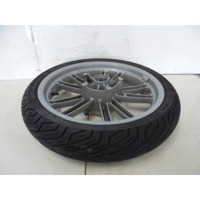 FRONT WHEEL / RIM OEM N.  SPARE PART USED SCOOTER PIAGGIO BEVERLY 125-200 (2001-2009) DISPLACEMENT CC. 200  YEAR OF CONSTRUCTION 2002