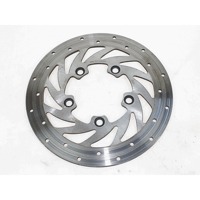 FRONT BRAKE DISC OEM N.  SPARE PART USED SCOOTER KYMCO AGILITY R16 50 2T / 50 / 125 / 150 ( 2008 - 2017 ) DISPLACEMENT CC. 125  YEAR OF CONSTRUCTION 2017