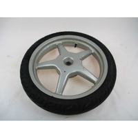 SCOOTER REAR WHEEL OEM N.  SPARE PART USED SCOOTER KYMCO PEOPLE 125 4T(2007-2016) DISPLACEMENT CC. 125  YEAR OF CONSTRUCTION 2008