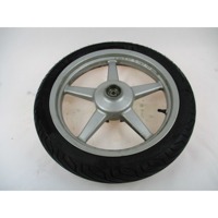 FRONT WHEEL / RIM OEM N.  SPARE PART USED SCOOTER KYMCO PEOPLE 125 4T(2007-2016) DISPLACEMENT CC. 125  YEAR OF CONSTRUCTION 2008