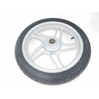 FRONT WHEEL / RIM OEM N.  SPARE PART USED SCOOTER TGB DYNASTY 150 DISPLACEMENT CC. 150  YEAR OF CONSTRUCTION 2005