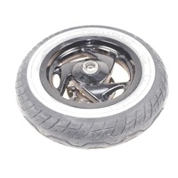 FRONT WHEEL / RIM OEM N.  SPARE PART USED SCOOTER MALAGUTI YESTERDAY 50 (1997 - 1999) DISPLACEMENT CC. 50  YEAR OF CONSTRUCTION