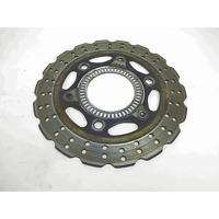 REAR BRAKE DISC OEM N. 41080059611H SPARE PART USED MOTO KAWASAKI Z 300 ABS ER300A B1 X (2015 - 2016) DISPLACEMENT CC. 300  YEAR OF CONSTRUCTION 2015