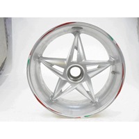 REAR LIGHT-ALLOY RIM OEM N. 8AB090983 SPARE PART USED MOTO MV AGUSTA BRUTALE 910 S (2005 - 2011) DISPLACEMENT CC. 910  YEAR OF CONSTRUCTION 2006