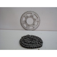 REAR SPROCKET OEM N. 856735 SPARE PART USED MOTO APRILIA RX 125 (2007-2014) DISPLACEMENT CC. 125  YEAR OF CONSTRUCTION 2009