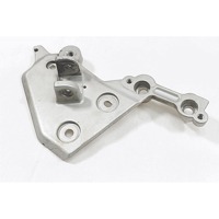 FRONT FOOTREST OEM N. T2081260 SPARE PART USED MOTO TRIUMPH TIGER 1050 (2006 - 2012) DISPLACEMENT CC. 1050  YEAR OF CONSTRUCTION 2010