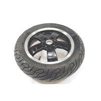 SCOOTER REAR WHEEL OEM N. 1C001078 SPARE PART USED SCOOTER PIAGGIO VESPA GTS 125 ABS (2017 - 2018) DISPLACEMENT CC. 125  YEAR OF CONSTRUCTION 2017