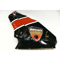 SIDE FAIRING / ATTACHMENT OEM N. 48031821C SPARE PART USED MOTO DUCATI 749 (2003 - 2007) DISPLACEMENT CC. 750  YEAR OF CONSTRUCTION 2005