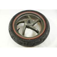 SCOOTER REAR WHEEL OEM N. AP8208710 SPARE PART USED SCOOTER APRILIA SR 50 / SR 50 DITECH (1999 - 2001) DISPLACEMENT CC. 50  YEAR OF CONSTRUCTION 1999