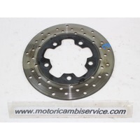 REAR BRAKE DISC OEM N. 6921133E10 SPARE PART USED MOTO SUZUKI GSX R 600 (2001-2003) DISPLACEMENT CC. 600  YEAR OF CONSTRUCTION 2002