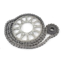 CHAIN KIT OEM N. 920570174 SPARE PART USED MOTO KAWASAKI Z 750 R (2011 - 2014) DISPLACEMENT CC. 750  YEAR OF CONSTRUCTION 2013