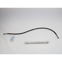 SINGLE CALIPER FRONT BRAKE HOSE  OEM N.  SPARE PART USED MOTO  DISPLACEMENT CC.   YEAR OF CONSTRUCTION