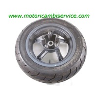 SCOOTER REAR WHEEL OEM N. 42601 SPARE PART USED SCOOTER KYMCO DOWNTOWN  (2009-2017) 125 I / 200 I / 300 I DISPLACEMENT CC. 125  YEAR OF CONSTRUCTION 2015