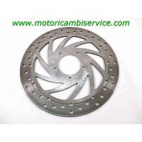 FRONT BRAKE DISC OEM N. AP8113697 SPARE PART USED SCOOTER APRILIA SCARABEO 300 SPECIAL (2009-2013) DISPLACEMENT CC. 300  YEAR OF CONSTRUCTION 2010