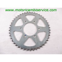 REAR SPROCKET OEM N. 420410087 SPARE PART USED MOTO KAWASAKI ER-6 N F (2012 -2016) DISPLACEMENT CC. 650  YEAR OF CONSTRUCTION 2016