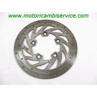 FRONT BRAKE DISC OEM N. 45121 SPARE PART USED SCOOTER KYMCO PEOPLE S 125 / 200 (2007-2016) DISPLACEMENT CC. 200  YEAR OF CONSTRUCTION 2007