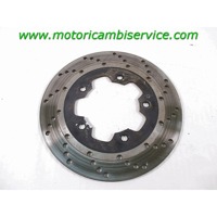 FRONT BRAKE DISC OEM N. 45131LFH1E00 SPARE PART USED SCOOTER KYMCO XCITING 500 (2005 -2006) DISPLACEMENT CC. 500  YEAR OF CONSTRUCTION 2006