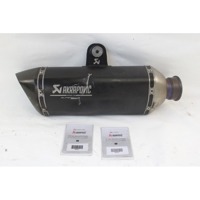 KTM 1290 SUPER DUKE R 6140597910033 MARMITTA SILENZIATORE SCARICO AKRAPOVIC 17 - 18 AKRAPOVIC MUFFLER SENZA DB KILLER CON GRAFFI 6140597900033