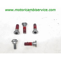 MOTORCYCLE SCREWS AND BOLTS OEM N. 921540312 SPARE PART USED MOTO KAWASAKI NINJA ZX-6R ( 2009 - 2016 )  DISPLACEMENT CC. 636  YEAR OF CONSTRUCTION 2015